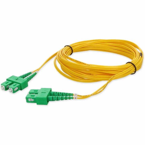 AddOn 2m ASC (Male) to ASC (Male) Yellow OS2 Duplex Fiber OFNR (Riser-Rated) Patch Cable Online