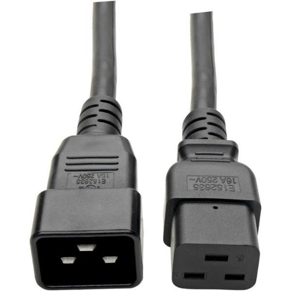Tripp Lite 3ft Power Cord Extension Cable C19 to C20 Heavy Duty 15A 14AWG 3  Hot on Sale