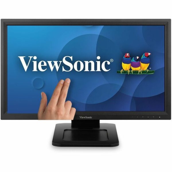 ViewSonic TD2211 - 1080p Single Point Resistive Touch Monitor with USB, HDMI, DVI, VGA - 250 cd m² - 22  For Sale