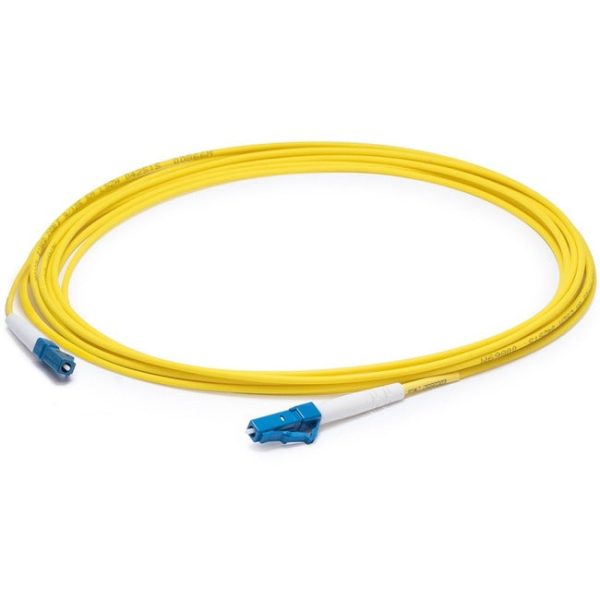 AddOn 15m LC (Male) to LC (Male) Yellow OS2 Simplex Fiber OFNR (Riser-Rated) Patch Cable Discount